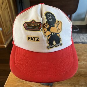 Showbiz Pizza Place Baseball Hat Vintage Mesh Snapback Trucker Fatz Gorilla